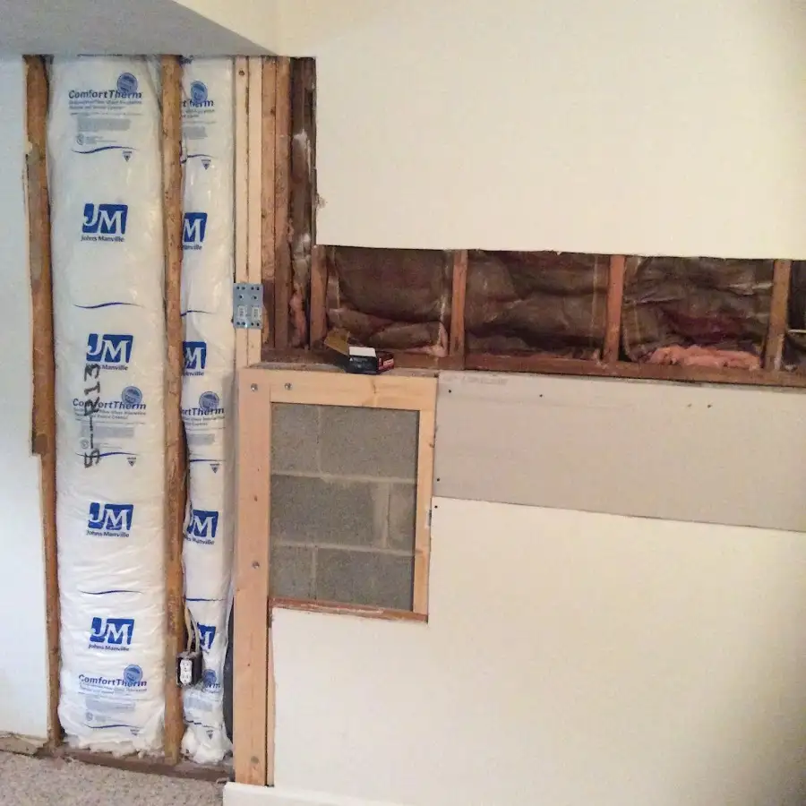 Wall insulation replacement during Odor Removal & Deodorization in Azusa